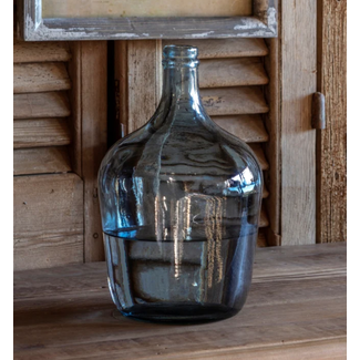 Decorative Demi John Glass Bottle Small
