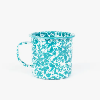 Crow Canyon 16 Oz Mug Turquoise Splatter