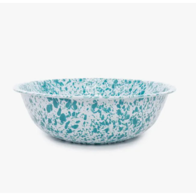 Med Basin Turquoise Splatter 8 Qt