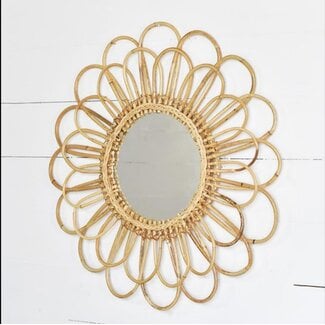 Clearance Natural Loop Ratan Mirror