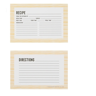 4 x 6 Recipe Cards - Bloom