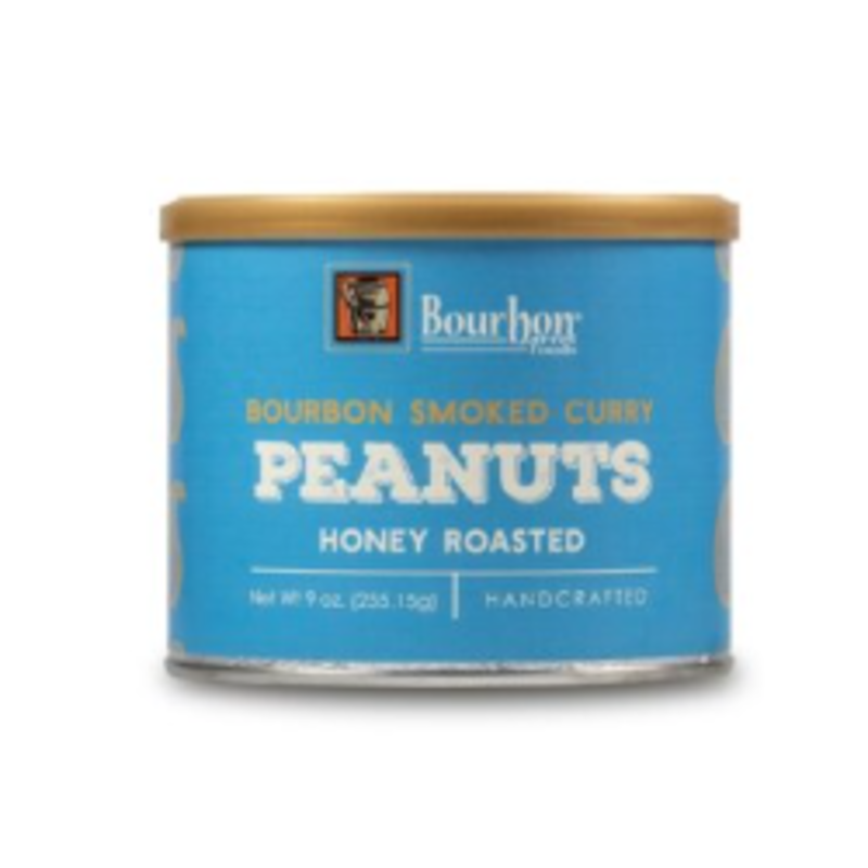 Bourbon Barrel Foods Honey Roasted Curry Peanuts 9 oz