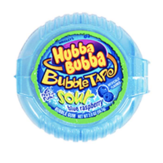 Albanese Hubba Bubba Bubble Tape Sour Blue Raspberry