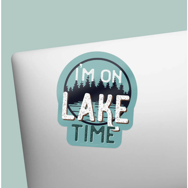 I’m on Lake Time Sticker