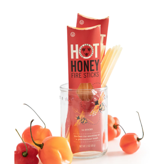 Hot  Honey Straws - 12 Pack