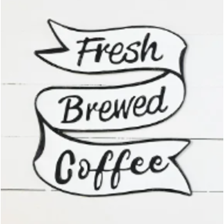 Fresh Coffee Tin Sign
