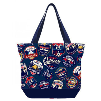 American Patch Canvas Tote