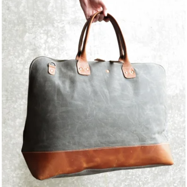 Grey Weekender Bag