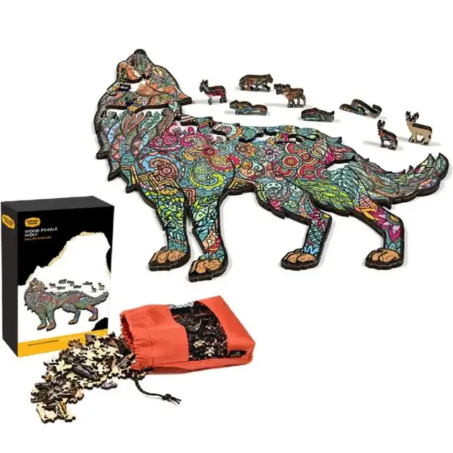 Wolf Wood Puzzle