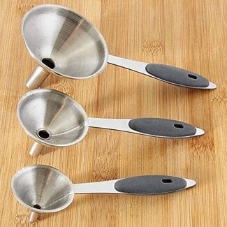 Mini Funnel 3 pc Set - Stainless Steel