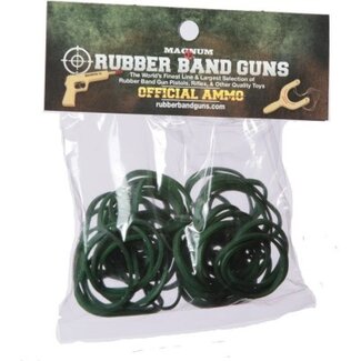 Rubber Band Guns Green Ammo 1 oz - Short Pistol