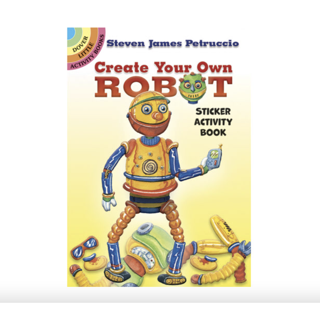 Little Activity Book - CYO Robot Sticker