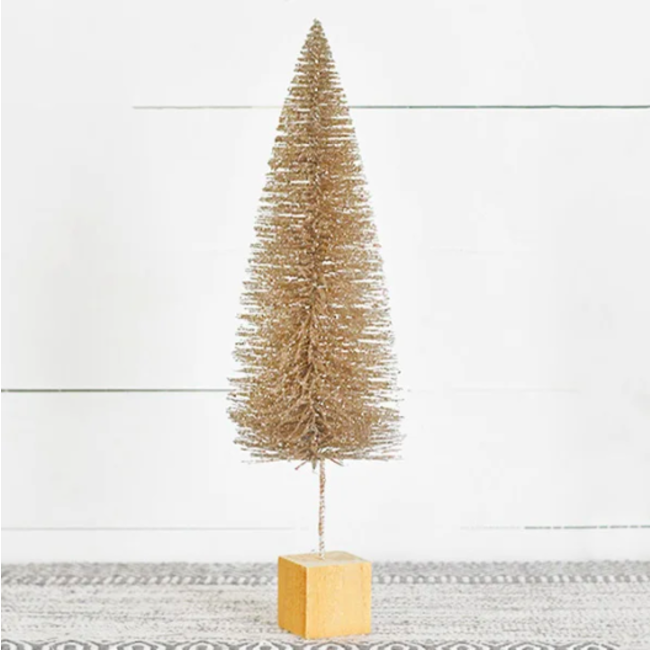 Champagne Holiday Tree 23.6"