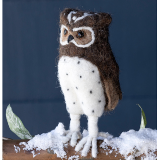 Wool Brown Horned Owl