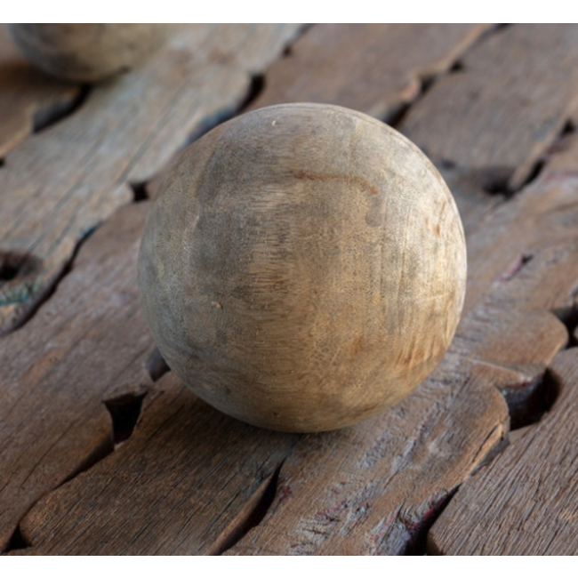 Primitive Wood Sphere Medium 4"
