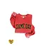 Game Day Foil Sweatshirt Cranberry Heather