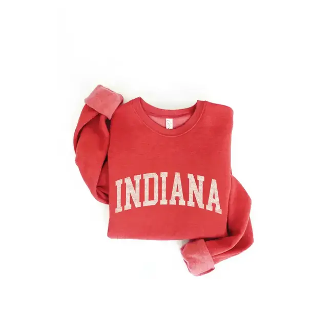 Indiana Sweatshirt Cranberry Heather