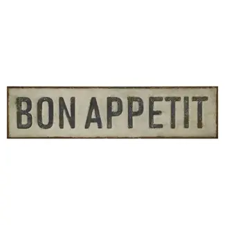 Bon Appetit Embossed Metal Wall Decor