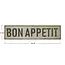 Bon Appetit Embossed Metal Wall Decor