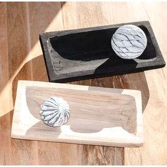 Rectangle Wood Tray 14”