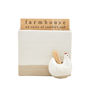 Farm Napkin & Toothpick Caddy Set
