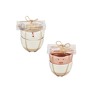 Mud Pie Tidbit Bowl & Toothpick Set