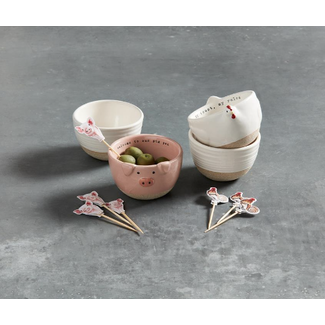 Tidbit Bowl & Toothpick Set