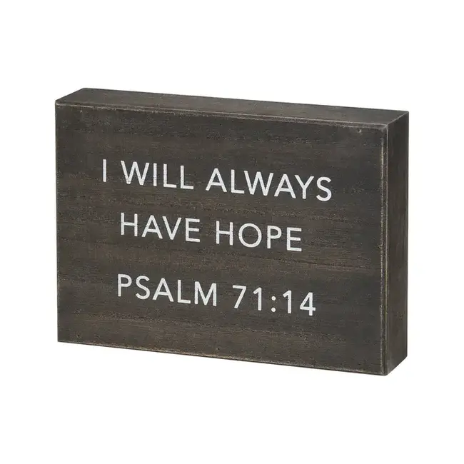 Have Hope Box Sign
