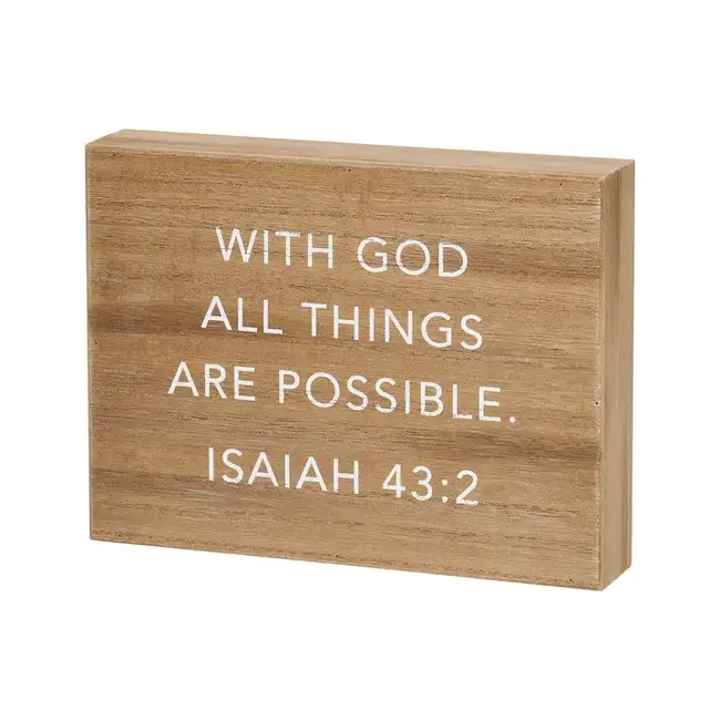 With God Box Sign