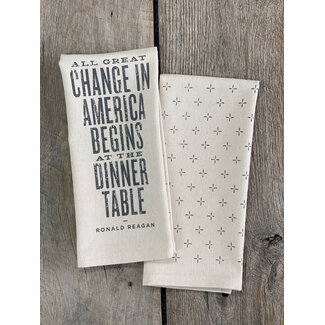 Ronald Reagan Quote Kitchen Towel