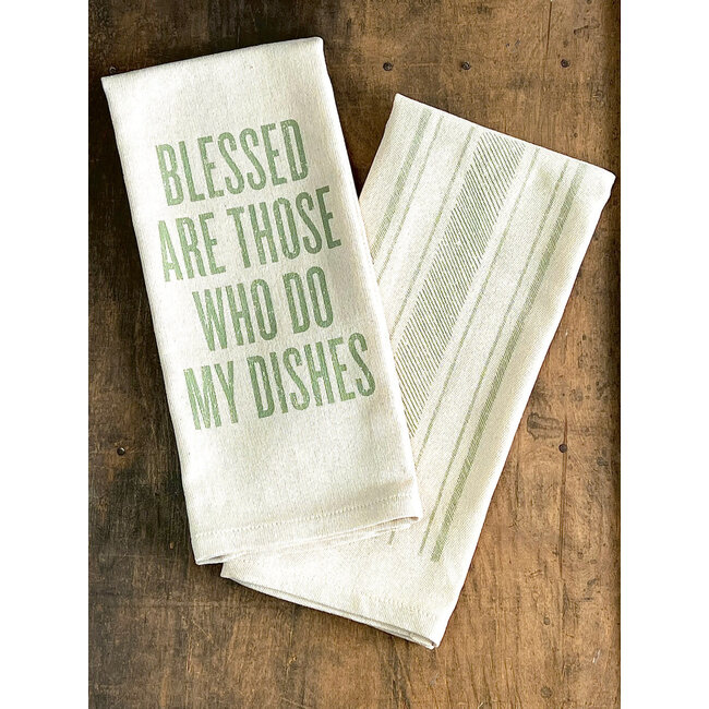 Blessed Are Those Who Do My Dishes Kitchen Towel