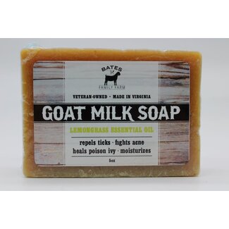 Bates Family Farm Lemongrass Goat Milk Soap