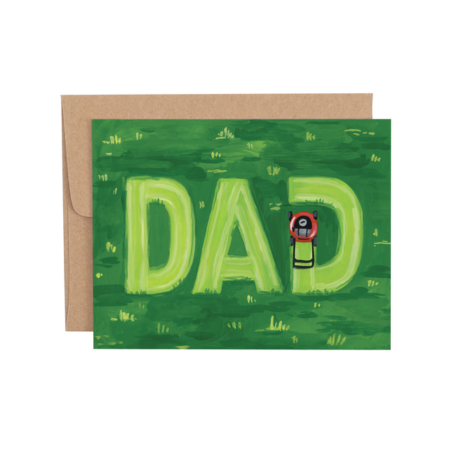 Fathers Day Dad Lawn Greeting Card