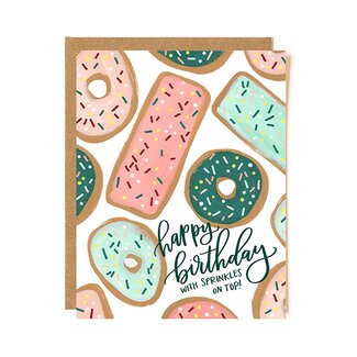 Donut Birthday Greeting Card