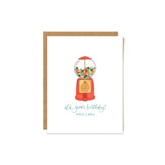 Gumball Birthday Greeting Card