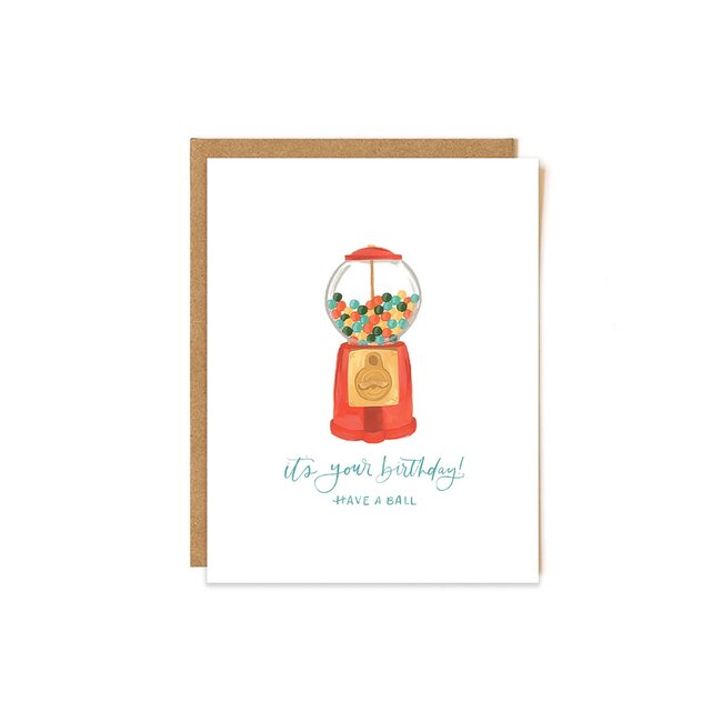 Gumball Birthday Greeting Card