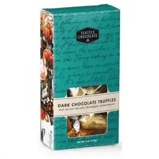 Seattle Chocolate Company Dark Chocolate Truffles 4 oz