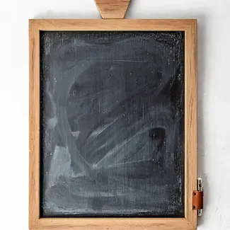Aimee Weaver Designs Wood Chalkboard with Chalk Holder