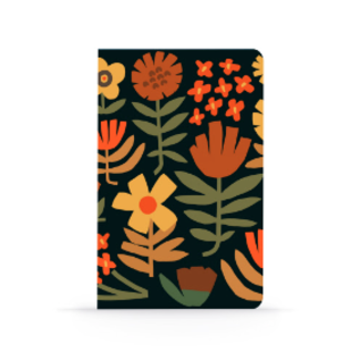 Denik Chunky Floral Layflat Notebook