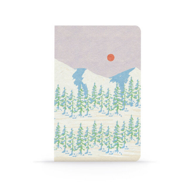 Snowy Mountains Layflat Notebook
