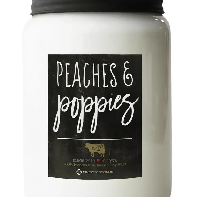 Peaches and Poppies 26 oz