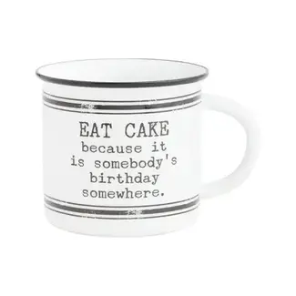Eat Cake Camp Mug