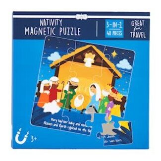 Mud Pie Nativity Magnetic Puzzle Set