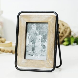 VIP Home & Garden Wood Frame on Black Stand 4x6