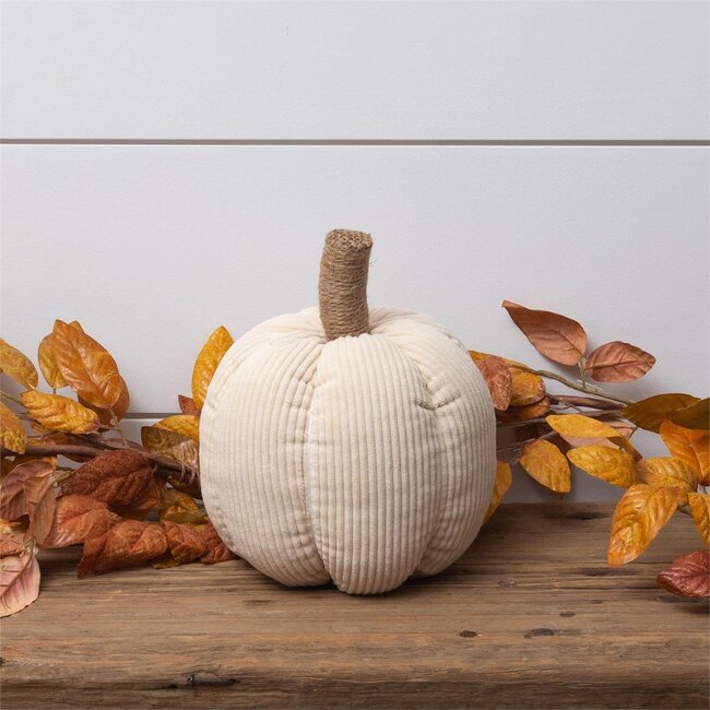 Cream Corduroy Pumpkin