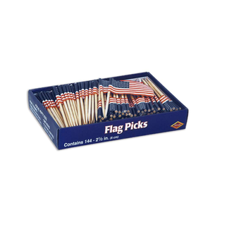 USA Flag Toothpicks 2” 144 ct