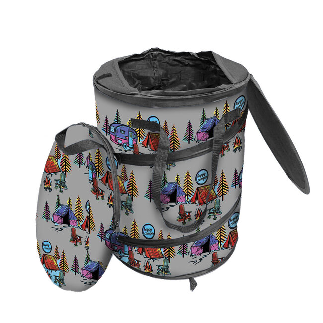 Happy Camper Scene XL Collapse Bin