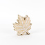 Leaf Cutout in Natural Mango Wood 5”x4”