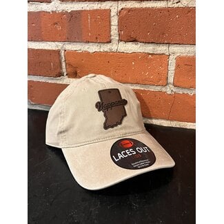 Laces Out Lids Neighbors Football Logo Hat Khaki