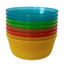 Rainbow Plastic Bowls - Set of 8